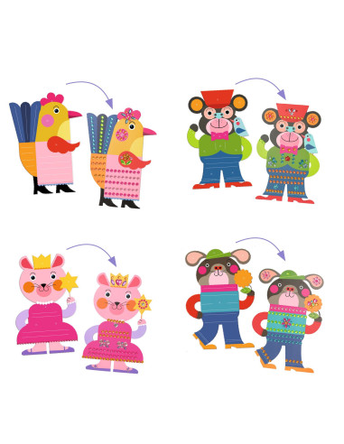 Stickers - eclatants - djeco