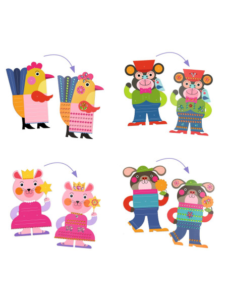 Stickers - eclatants - djeco