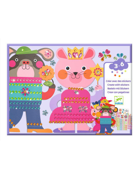 Stickers - eclatants - djeco