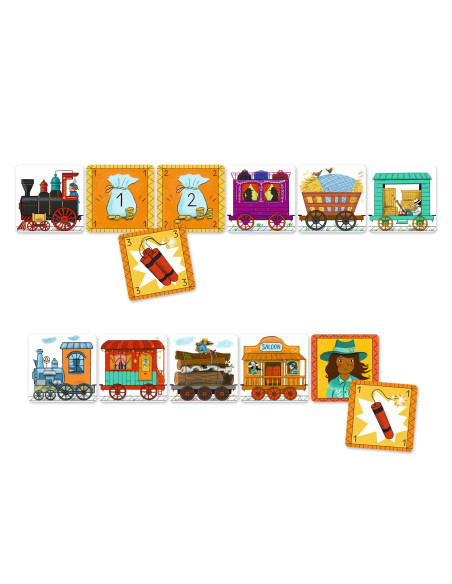 Jeu de cartes - golden train - djeco