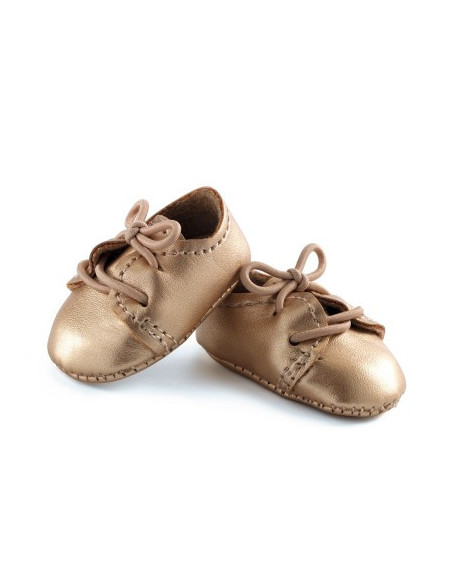 Vêtements pomea - chaussures doré - pomea djeco
