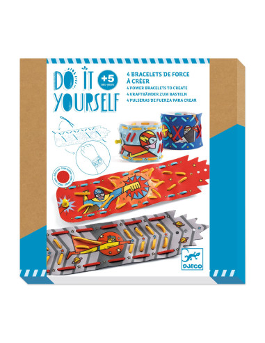 Bracelets diy - super-pouvoirs - djeco