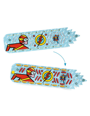 Bracelets diy - super-pouvoirs - djeco