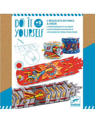 Bracelets diy - super-pouvoirs - djeco