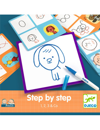 Eduludo - step by step 1, 2, 3 & co - djeco