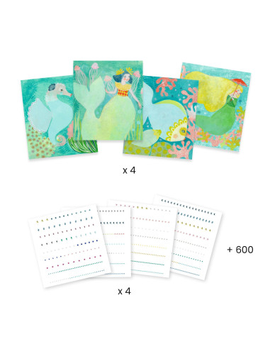 Artistic strass - ondes aquatiques - djeco