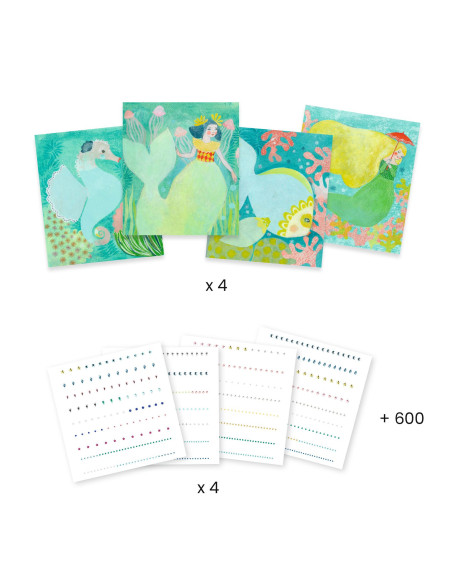Artistic strass - ondes aquatiques - djeco