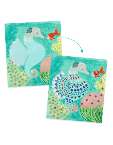 Artistic strass - ondes aquatiques - djeco