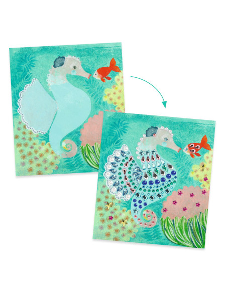 Artistic strass - ondes aquatiques - djeco