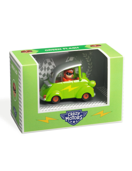 Crazy motors - voiture - green flash - djeco