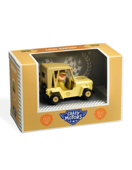 Crazy motors - voiture - lion safari - djeco