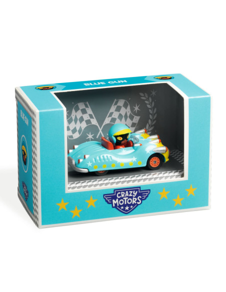 Crazy motors - voiture - blue gun - djeco