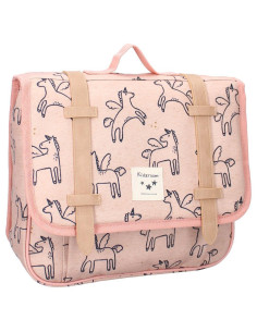 Cartable enfant licornes - rose 2
