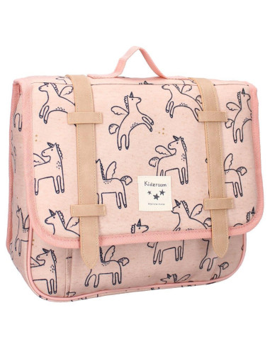 Cartable enfant licornes - rose
