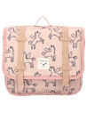 Cartable enfant licornes - rose