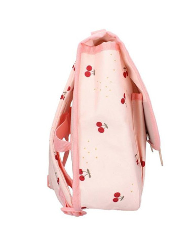 Cartable enfant cerises - rose