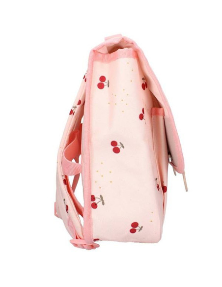 Cartable enfant cerises - rose