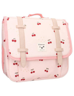 Cartable enfant cerises - rose 2