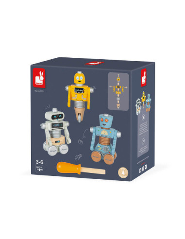 Robots a construire - brico'kids - janod