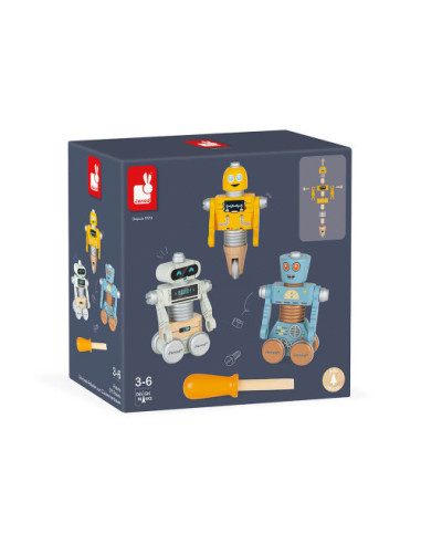 Robots a construire - brico'kids - janod
