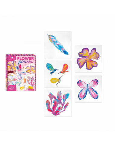 Flower power - coffret peinture - janod