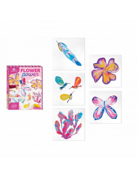 Flower power - coffret peinture - janod