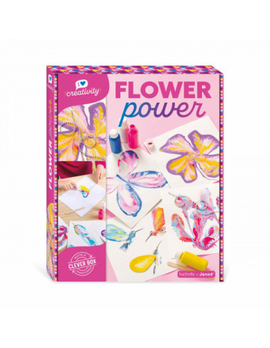 Flower power - coffret peinture - janod
