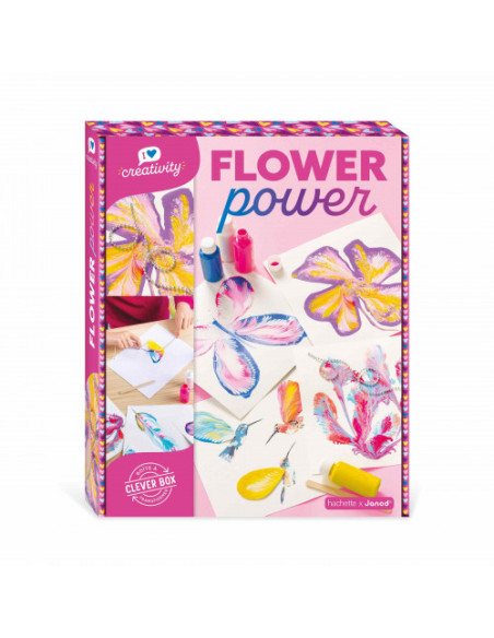 Flower power - coffret peinture - janod