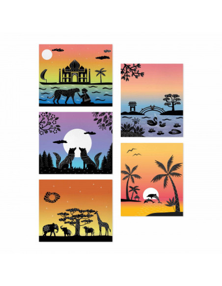 Sunset lover - coffret peinture - janod