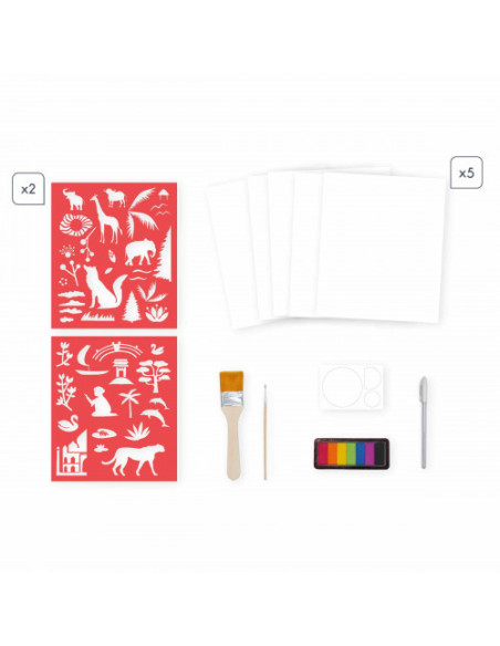 Sunset lover - coffret peinture - janod