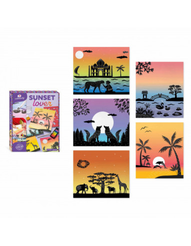 Sunset lover - coffret peinture - janod