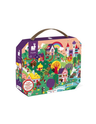 Puzzle d'observation les contes - 24 pcs - janod