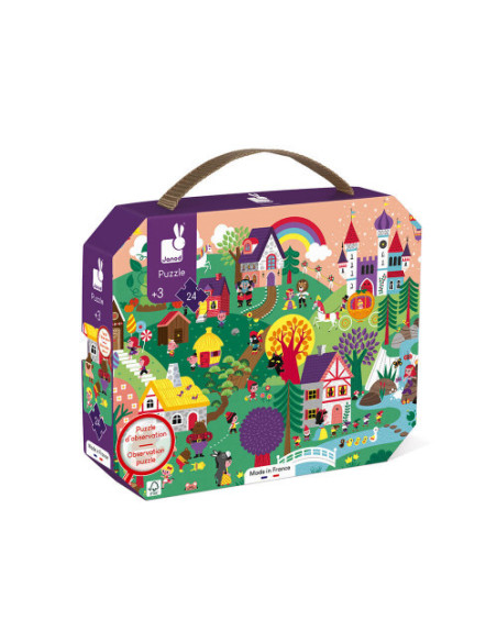 Puzzle d'observation les contes - 24 pcs - janod