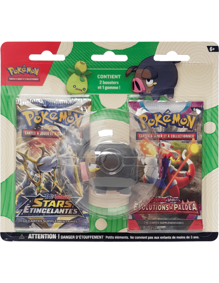 Pokémon : 2 boosters + Gomme Olivini/Gourmelet