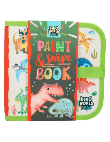 Dino World Livre de coloriages magiques Paint & Swipe