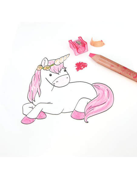 Princess Mimi Crayons de couleur avec taille-crayon
