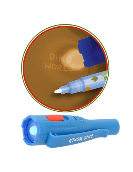 Dino world crayon secret avec lumière led