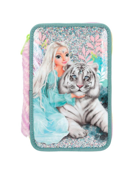 Topmodel trousse 3 compartiments fantasy tiger
