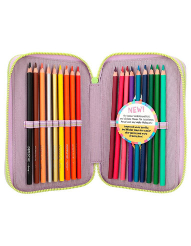 Topmodel trousse 3 compartiments fantasy tiger