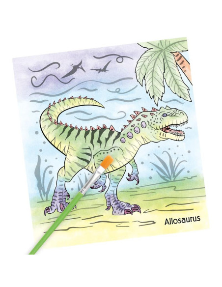 Dino World Livret aquarelles