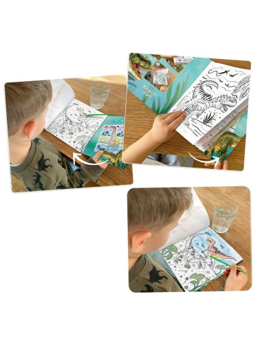 Dino World Livret aquarelles