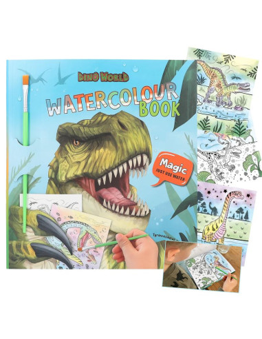 Dino World Livret aquarelles