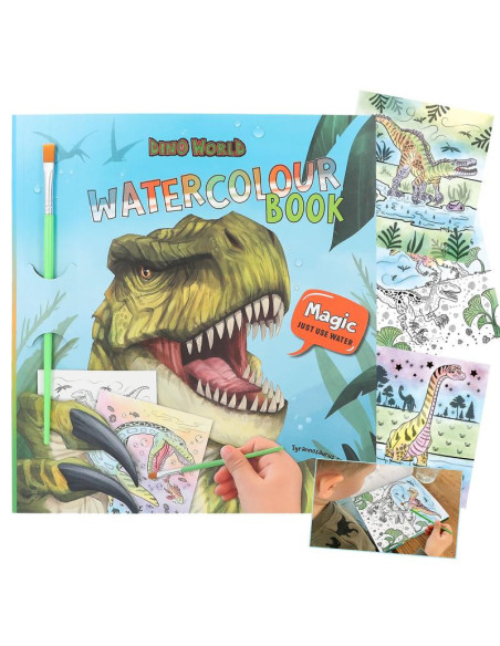 Dino World Livret aquarelles