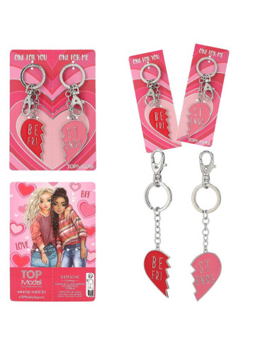 Topmodel set de porte-clés coeur bff
