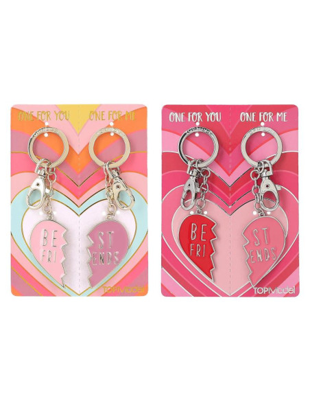 Topmodel set de porte-clés coeur bff