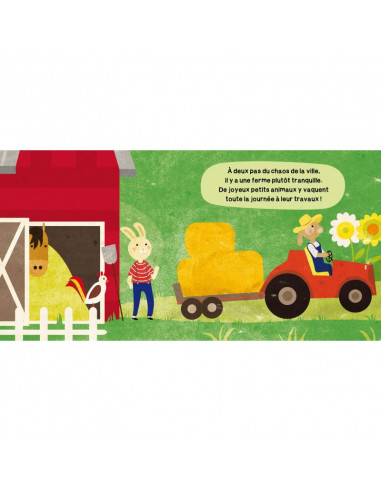 Livre + puzzle la ferme 