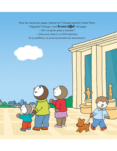 T'CHOUPI VISITE PARIS