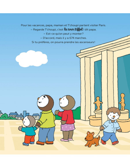 T'CHOUPI VISITE PARIS