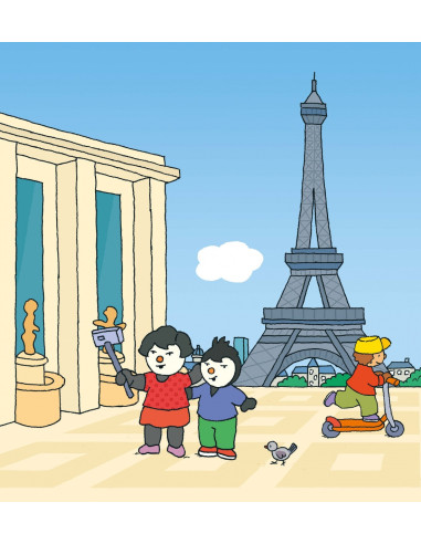 T'CHOUPI VISITE PARIS