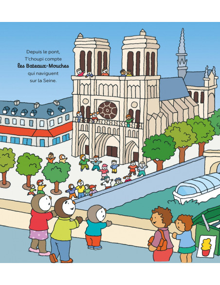 T'CHOUPI VISITE PARIS